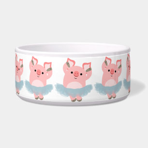 Écuelle Cuvette mignonne d'animal familier de porc de