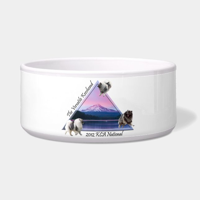 Écuelle Cuvette nationale de chien de 2012 KCA (Devant)