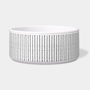 Écuelle Cuvette noire et blanc d'abrégé sur grande
