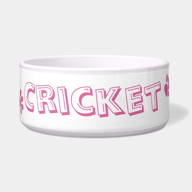 Écuelle Cuvette personnalisée d'animal familier de (Devant)