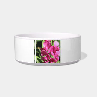 Écuelle Cuvette rose d'animal familier de pois doux