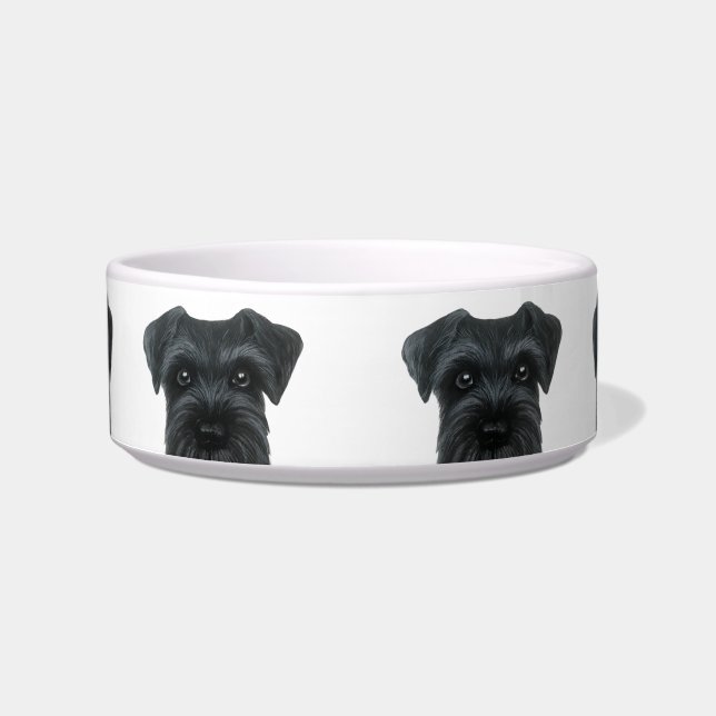 Écuelle Cuvettes noires d'original de Schnauzer (Devant)