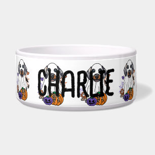 Écuelle Dachshund Dappy Halloween Ghost Dog