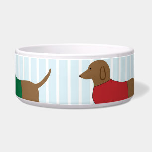 Écuelle Dachshunds Dans Les Chaudrons