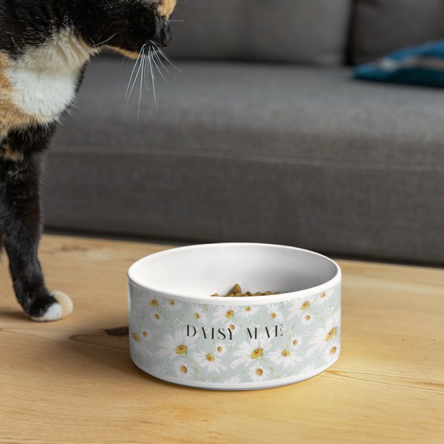 Écuelle Daisy Fleur sauvage Floral | Monogram Bowl (Créateur téléchargé)