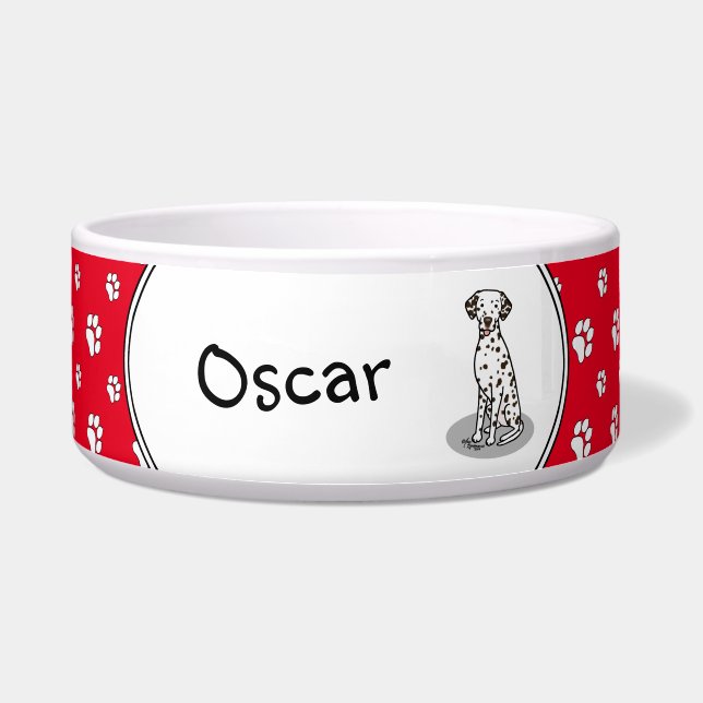 Écuelle Dalmatien (foie 1) Cute Dog Bowl (Devant)