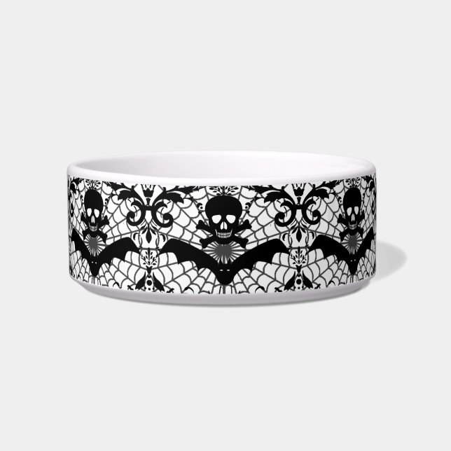 Écuelle Damassé de Halloween (Devant)