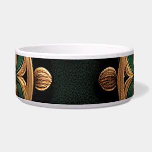 Écuelle Décoration Motif en bronze vert