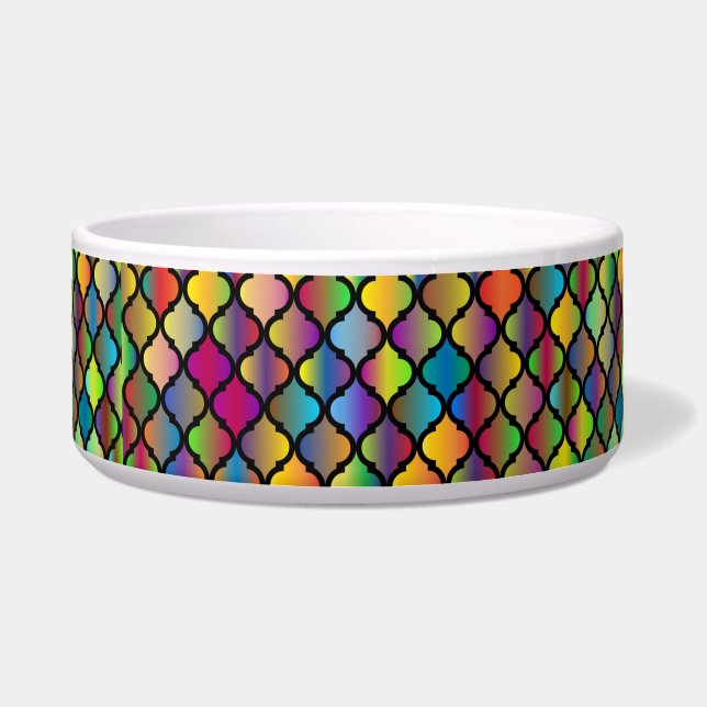 Écuelle Design de carreaux colorés (Devant)
