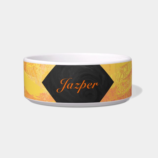 Écuelle Dragons Oeil orange et noir Monogramme (Devant)