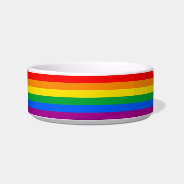 Écuelle Drapeau de fierté arc-en-ciel LGBTQ+ (Devant)