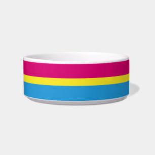 Écuelle drapeau de fierté pansexuelle SlipperyJoe rose amb