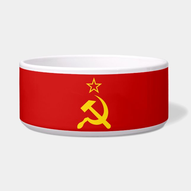 Écuelle Drapeau de l'URSS - Drapeau de l'Union soviétique (Devant)