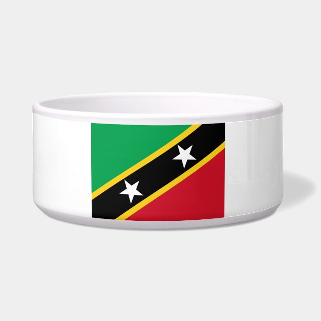 Écuelle Drapeau de Saint-Kitts-et-Nevis (Caraïbes) (Devant)