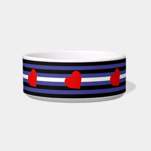 Écuelle Drapeau et cœur de fierté en cuir
