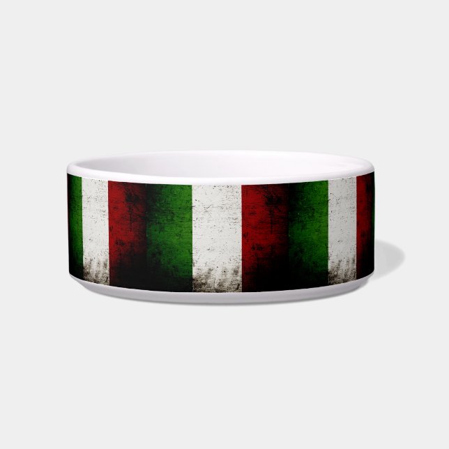 Écuelle Drapeau grunge noir de l'Italie (Droite)