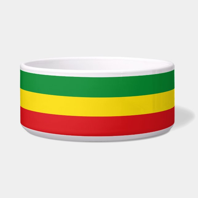 Écuelle Drapeau rastafarien Rasta Ethiopie (Devant)