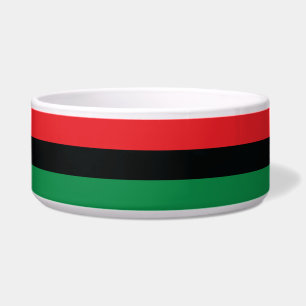 Écuelle Drapeau rouge, noir et vert