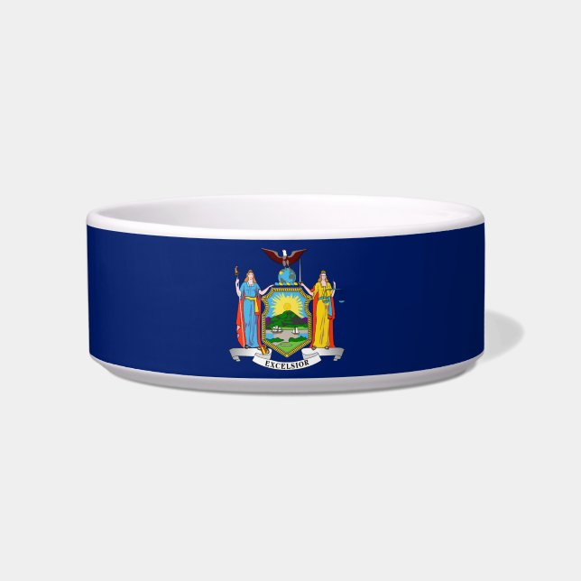 Écuelle drapeau- sceau de l'État de New York (Devant)