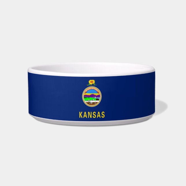 Écuelle Drapeau-sceau de l'État du Kansas (Devant)