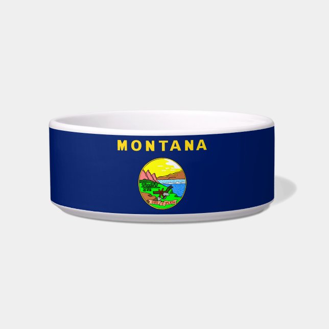 Écuelle Drapeau-sceau du Montana (Devant)