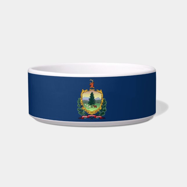 Écuelle drapeau- sceau du Vermont (Devant)