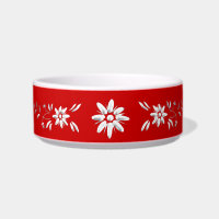 Drapeau suisse et edelweiss