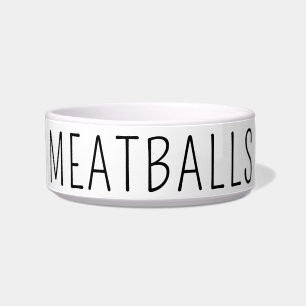 Écuelle Drôle Boulettes de viande chien