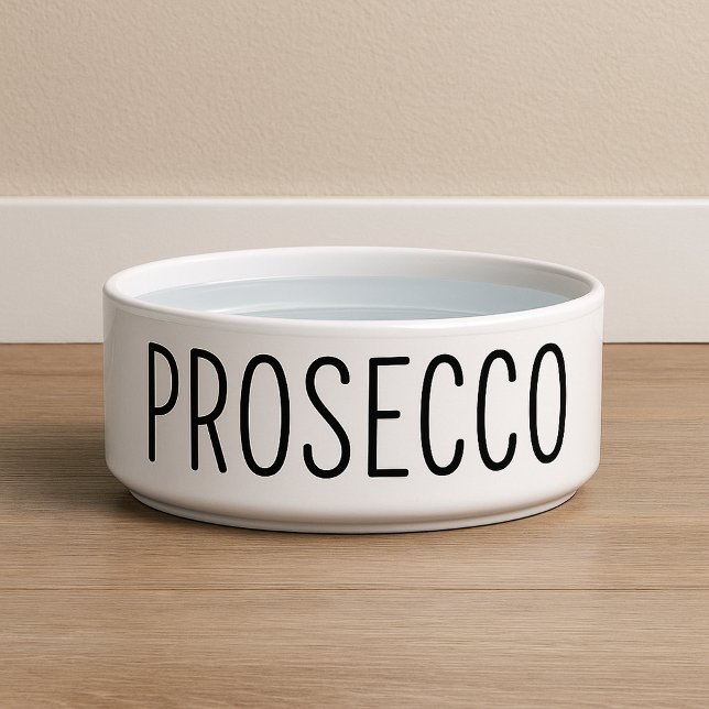 Écuelle Drôle chien de Prosecco (Funny Prosecco Dog Bowl
)