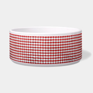 Écuelle Effet de nappe multicolore rouge et blanc