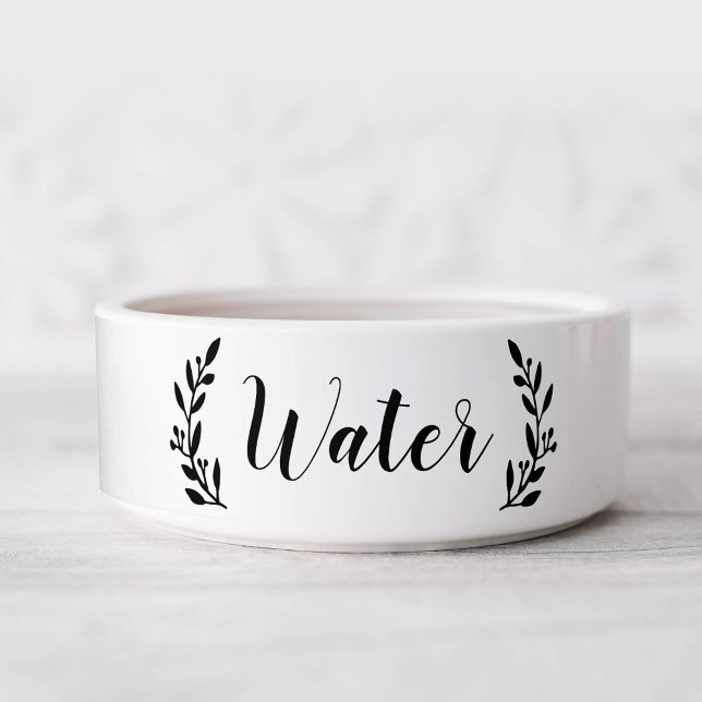 Écuelle Élégant Script Dog Water Bowl (Créateur téléchargé)