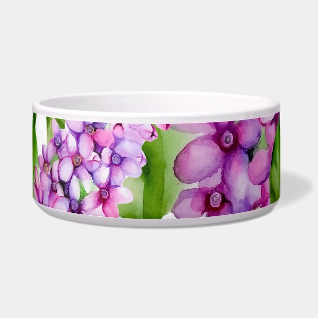 Écuelle Élégante branche lilas aquarelle (Gauche)