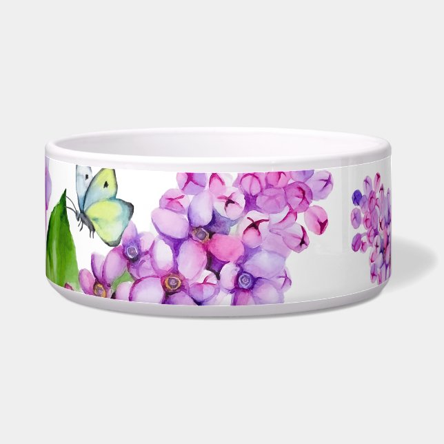 Écuelle Élégante branche lilas aquarelle (Droite)
