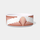 Écuelle Éléments Art déco dans une palette d'or rose (Gauche)