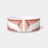 Écuelle Éléments Art déco dans une palette d'or rose (Dos)