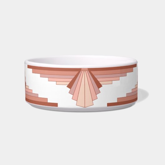 Écuelle Éléments Art déco dans une palette d'or rose (Devant)