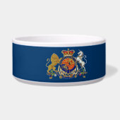 Écuelle Emblème royal ~ Bol de chien 40oz (Droite)