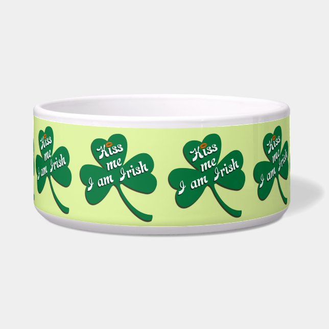 Écuelle Embrasse-moi Je suis irlandais (Devant)