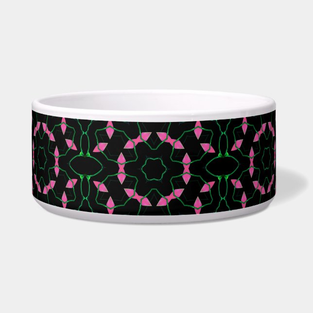Écuelle Emerald and Pink Kaleidoscope  (Devant)