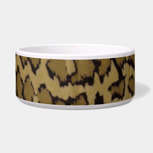 ÉCUELLE EMPREINTE DE LÉOPARD ANIMAL (Devant)