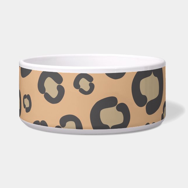 Écuelle Empreinte de léopard, Spots de léopard, Leopard Br (Devant)