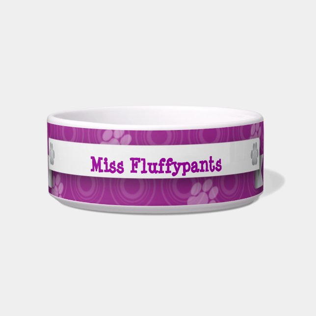 Écuelle Empreinte de patte pourpre (Devant)