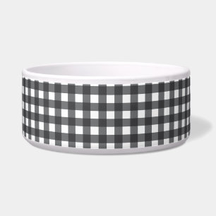 Écuelle En vichy noir et blanc