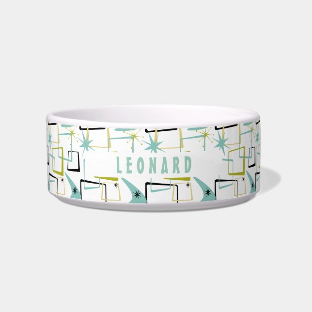 Écuelle Espace du milieu du siècle Nom abstrait atomique c (Devant)