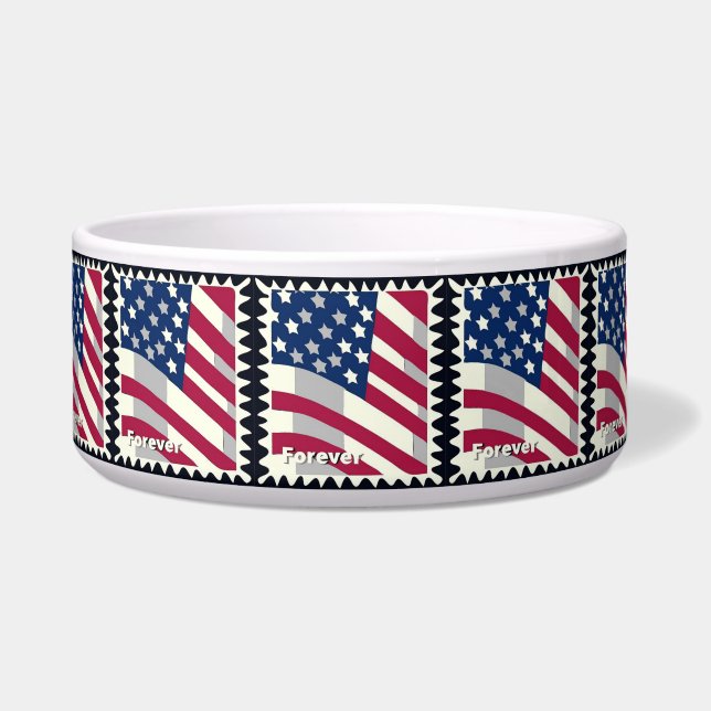 ÉCUELLE ÉTATS-UNIS D'AMÉRIQUE DRAPEAU FOREVER STAMP (Devant)