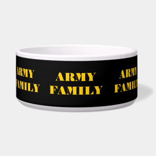 Écuelle Famille de l'Armée de Pet Bowl