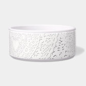 Écuelle Faux White Lace Fabric Arrière - plan (Gauche)