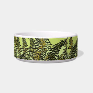 Écuelle Fermer fancy green plante designer chat plat