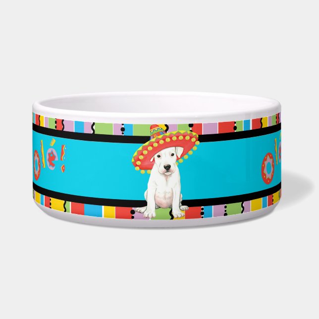 Écuelle Fête Dogo Argentino (Gauche)