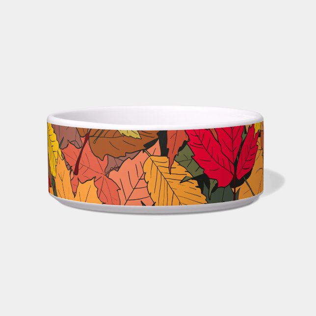 Écuelle Feuilles d'automne colorées (Devant)